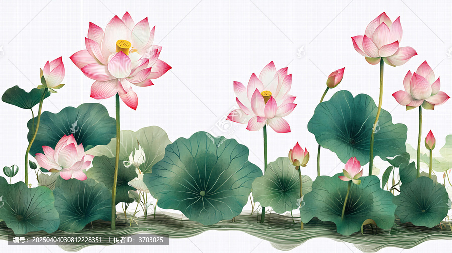 荷花背景