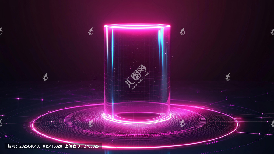 霓虹燈展臺(tái)