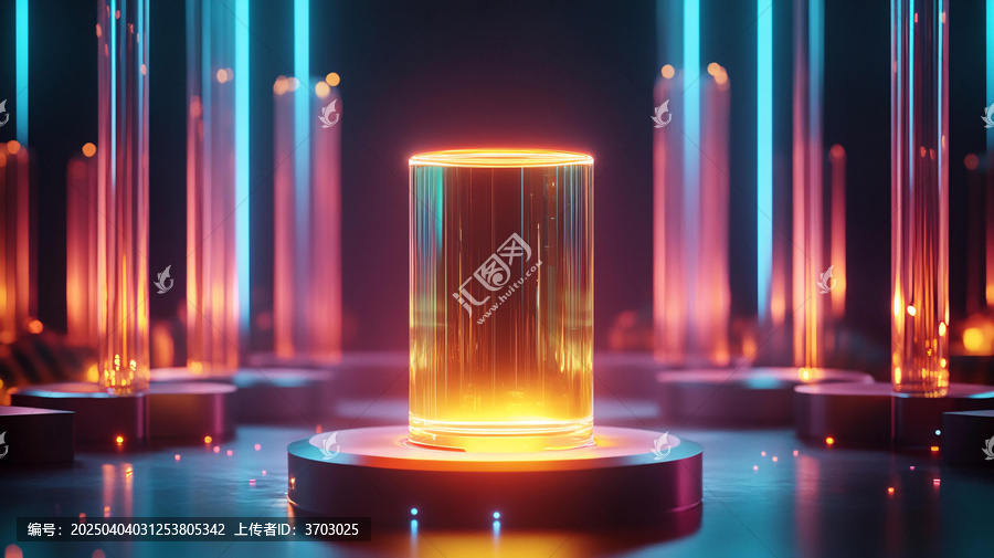 霓虹燈展臺(tái)