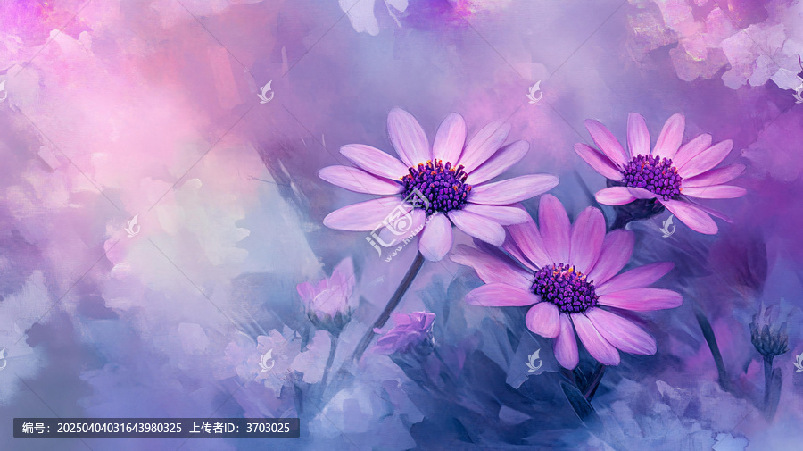 炫彩花朵壁紙
