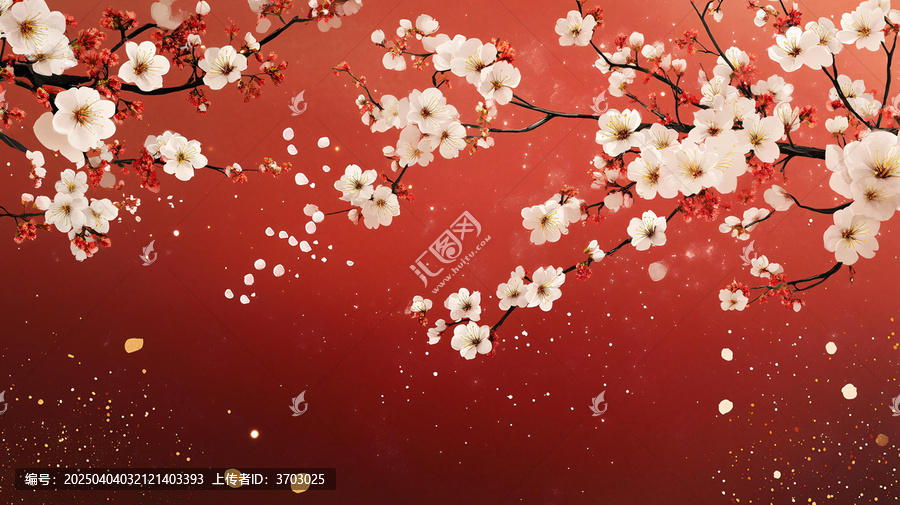梅花舞臺背景