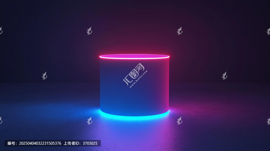 霓虹燈展臺