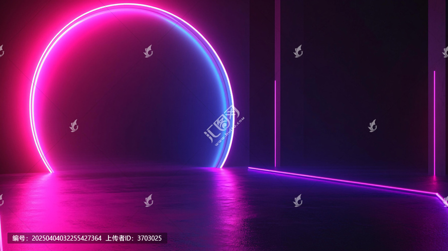 霓虹燈場景造型
