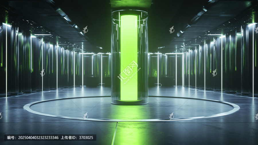 霓虹燈展臺
