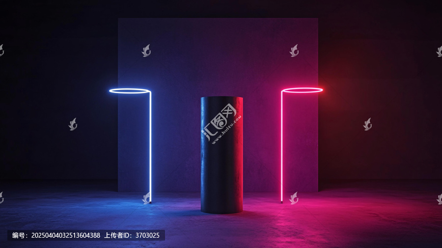 霓虹燈展臺(tái)