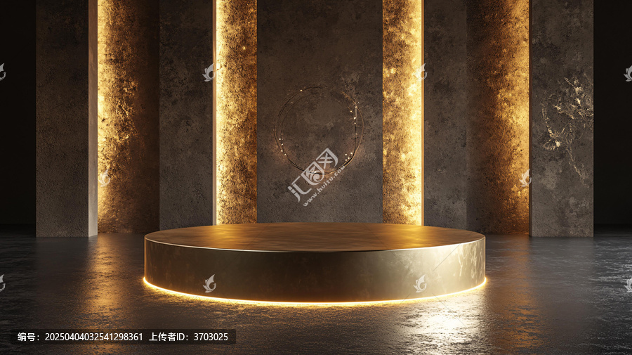 金色展示臺(tái)