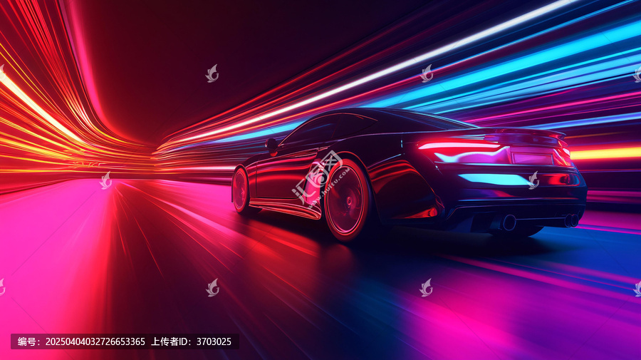 絢麗線條汽車