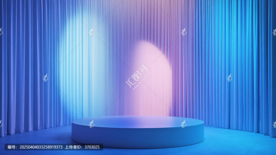 霓虹燈展臺