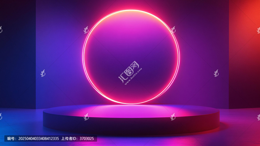 霓虹燈展臺(tái)