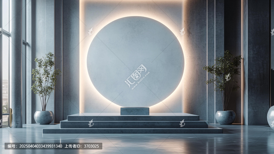 藍(lán)色中式迎賓區(qū)