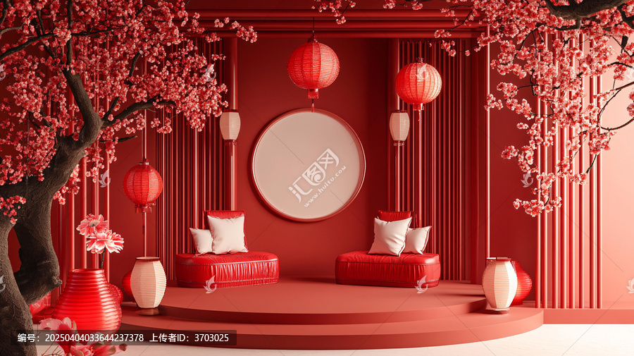 元宵節(jié)拍框堆頭小景