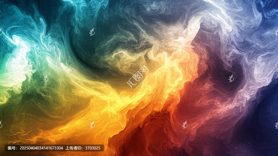 多色煙霧艷麗圖案背景