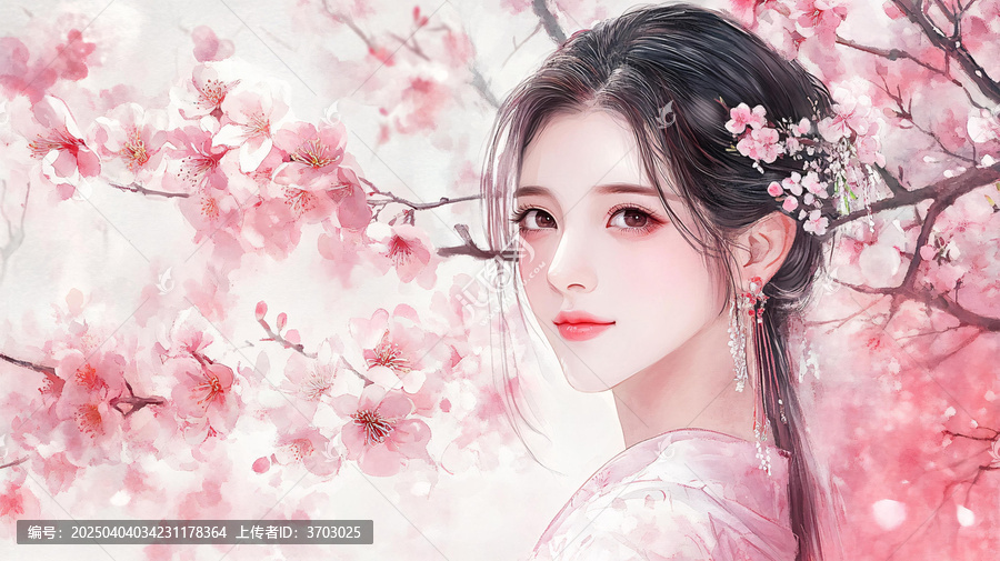 桃花美人