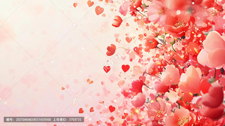 散落的花瓣浪漫唯美