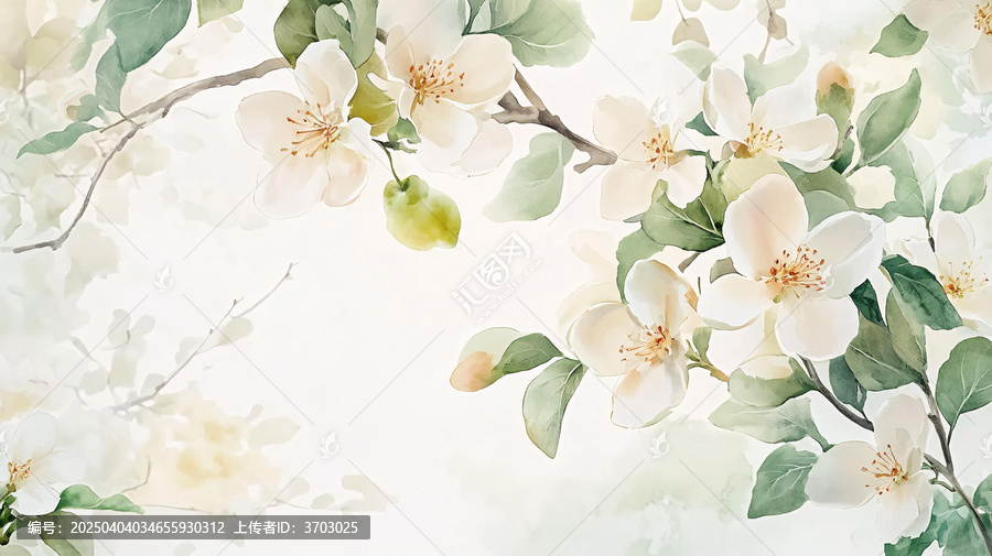 唯美梨花
