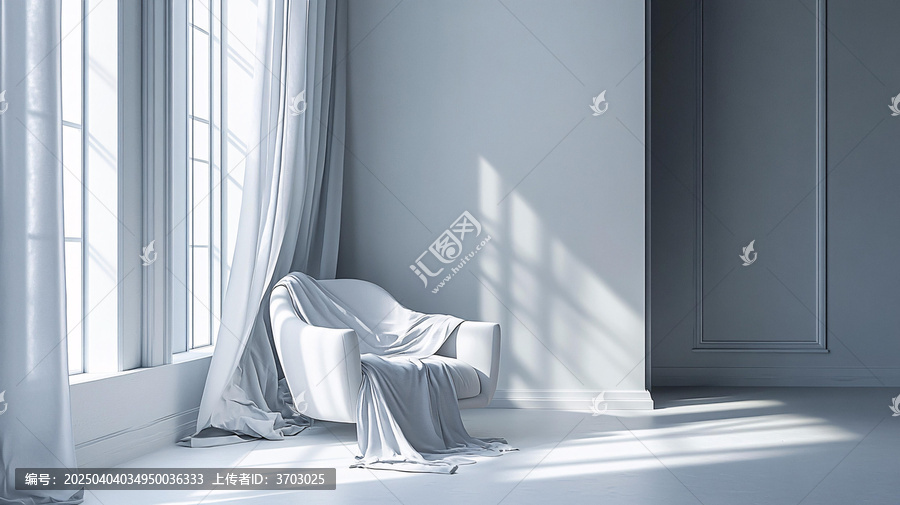 高清窗簾場景