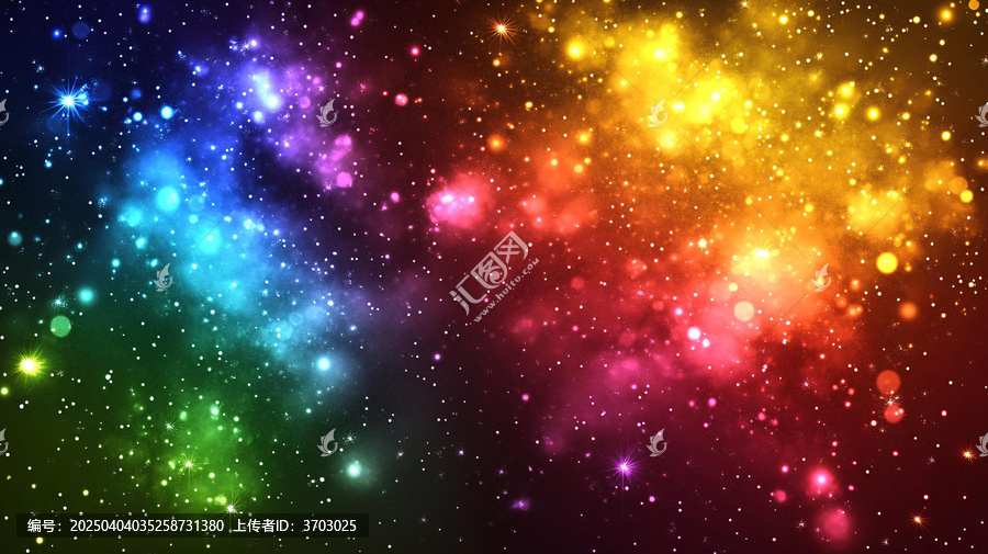 多彩絢麗星光