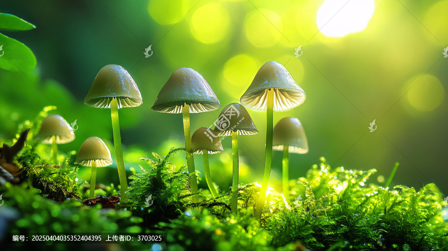 唯美森林野生菌