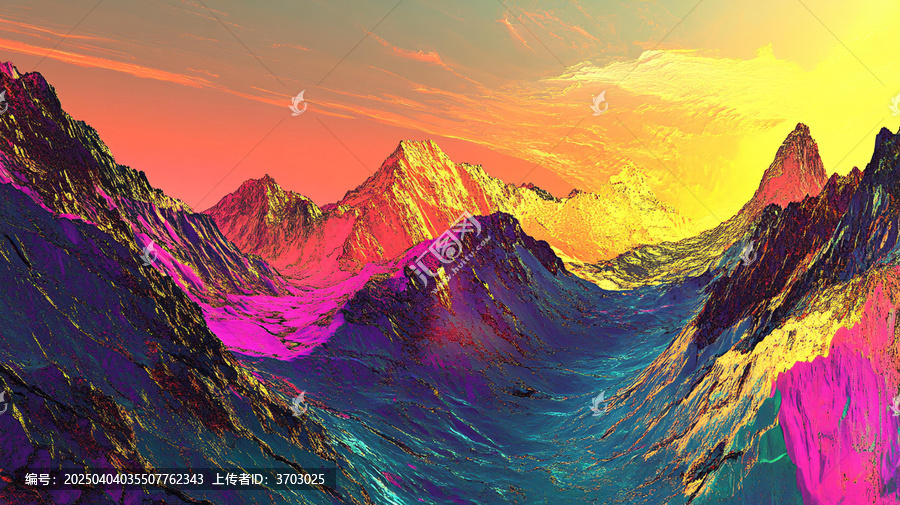 巨幅山景