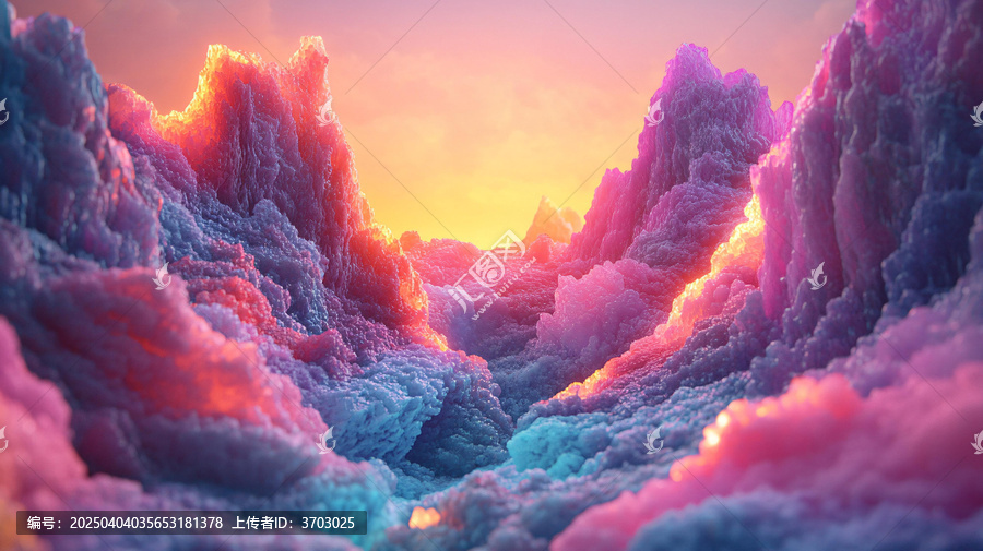 風(fēng)景膨脹圖案