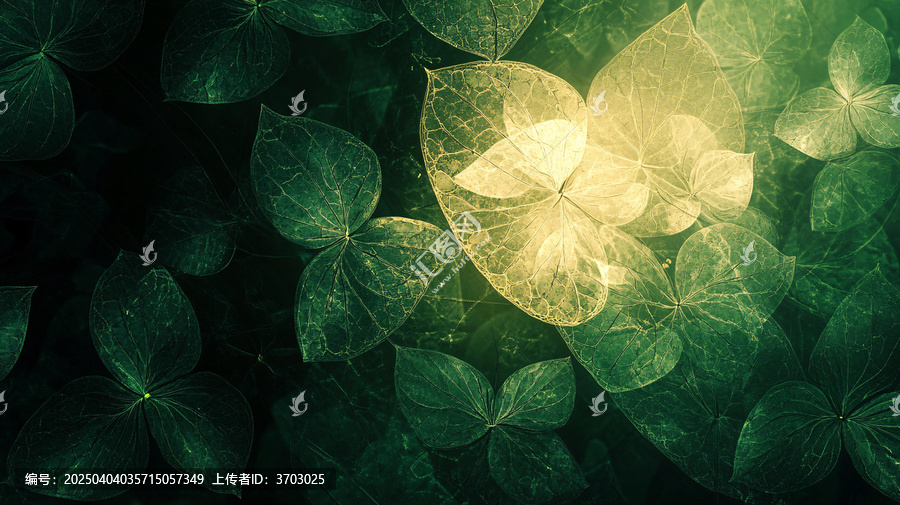 綠色壁紙葉脈植物