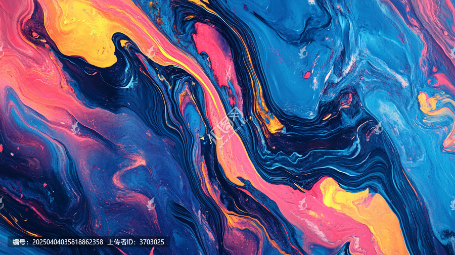 抽象流體畫
