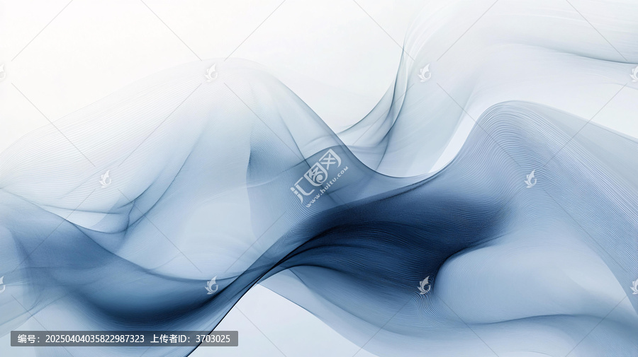 柔美藍(lán)色曲線