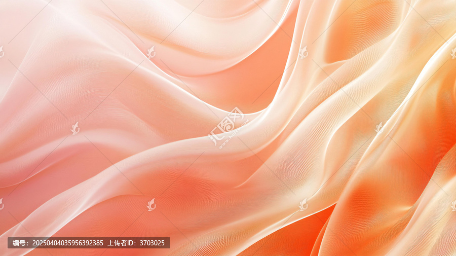 橙紅色線條絲滑背景