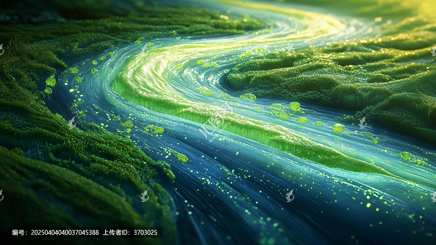 海洋流體畫宇宙