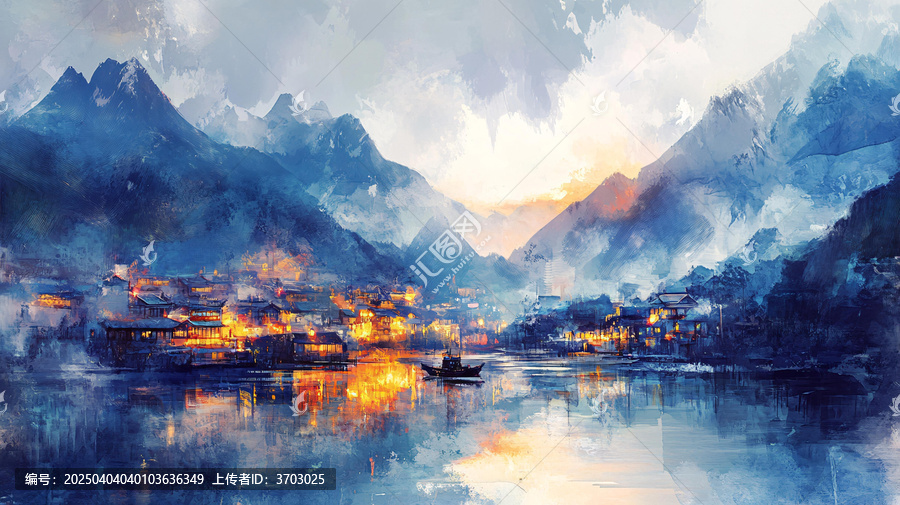高清古風(fēng)山水