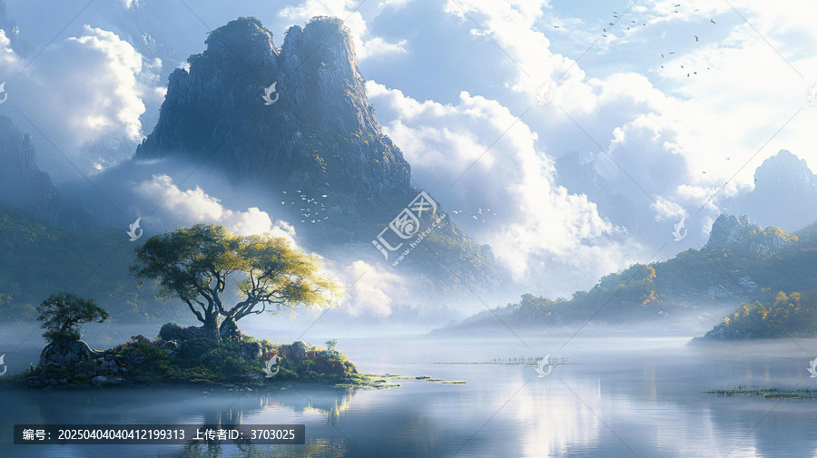唯美仙境風光