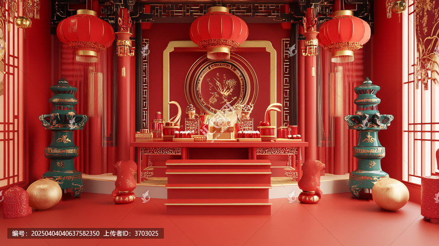 喜堂場(chǎng)景