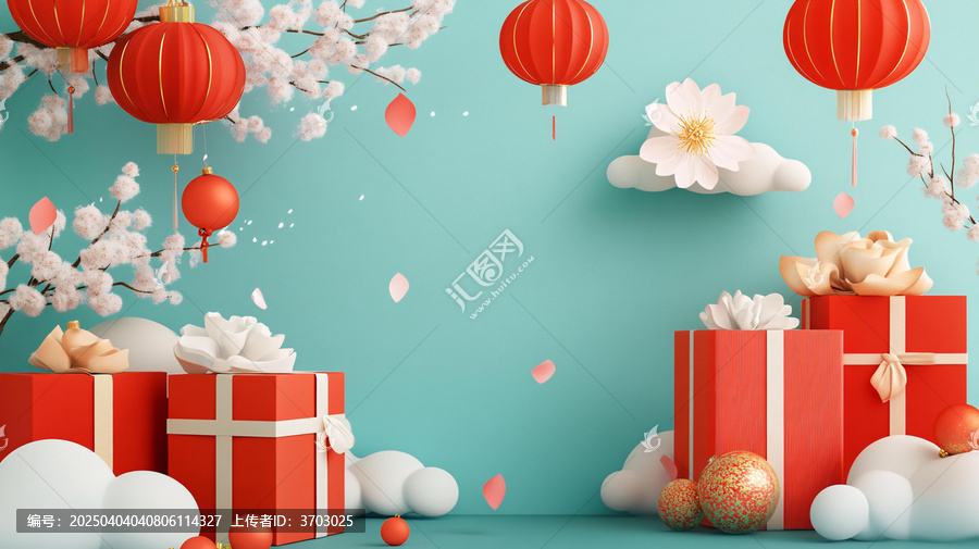 新春禮盒場(chǎng)景圖