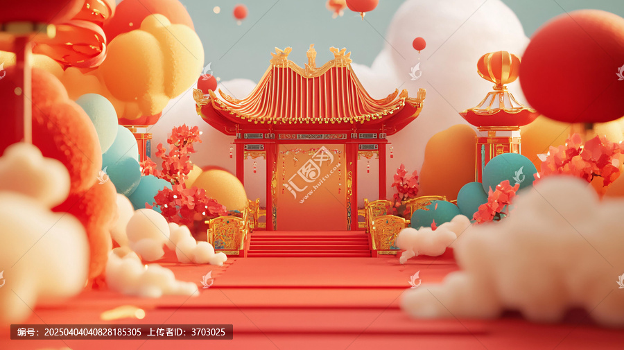 喜慶氛圍渲染