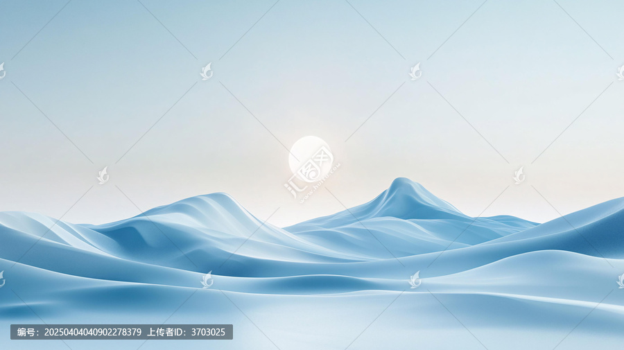 沙漠科技風景