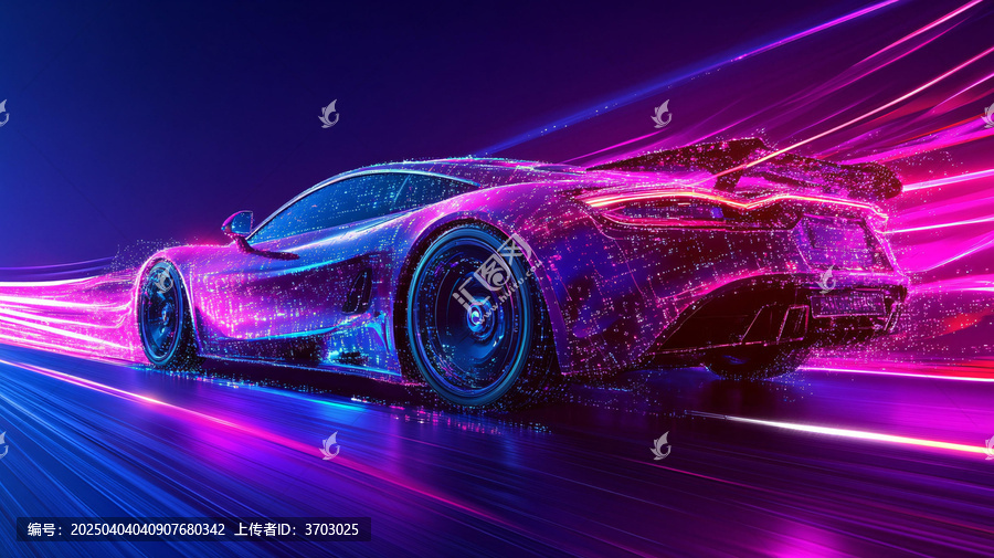 絢麗線條汽車
