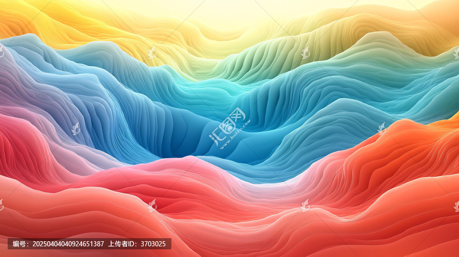 彩色酷炫流動(dòng)感背景