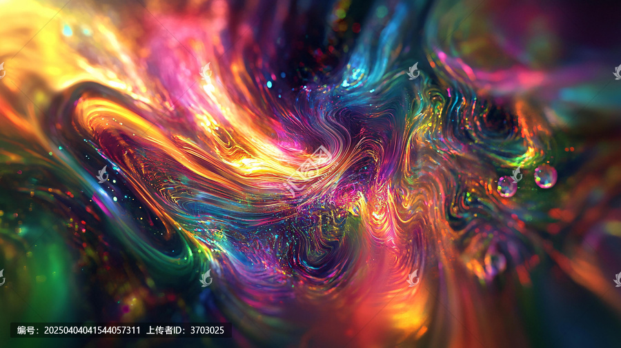 炫麗的夢(mèng)幻流體畫(huà)
