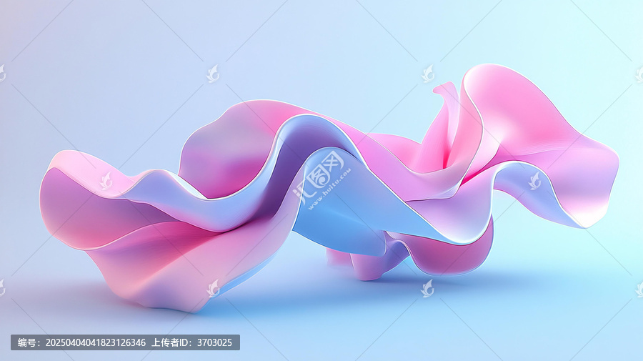 彎曲流體絲帶