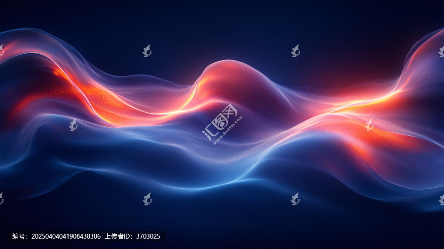 曲線波紋數(shù)字藝術(shù)
