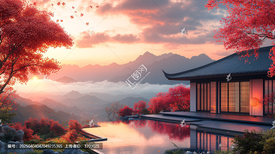 中國節(jié)日建筑燈籠