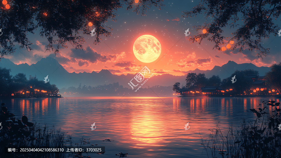 月光沙灘慶中秋