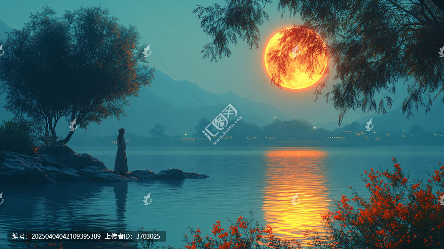 月光沙灘慶中秋