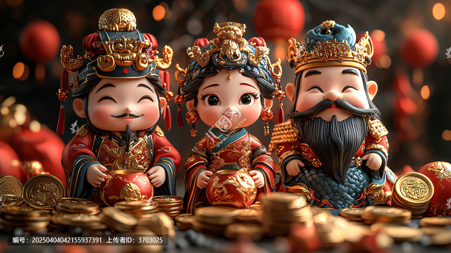 蛇年財(cái)神賀新春