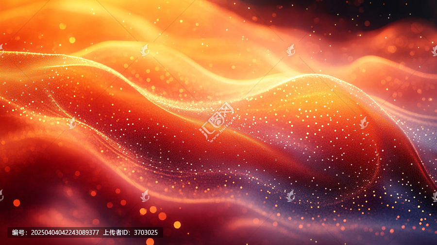 紅黃光點(diǎn)流動紋理