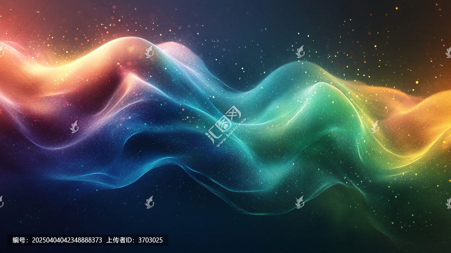 綠藍(lán)光影折射線