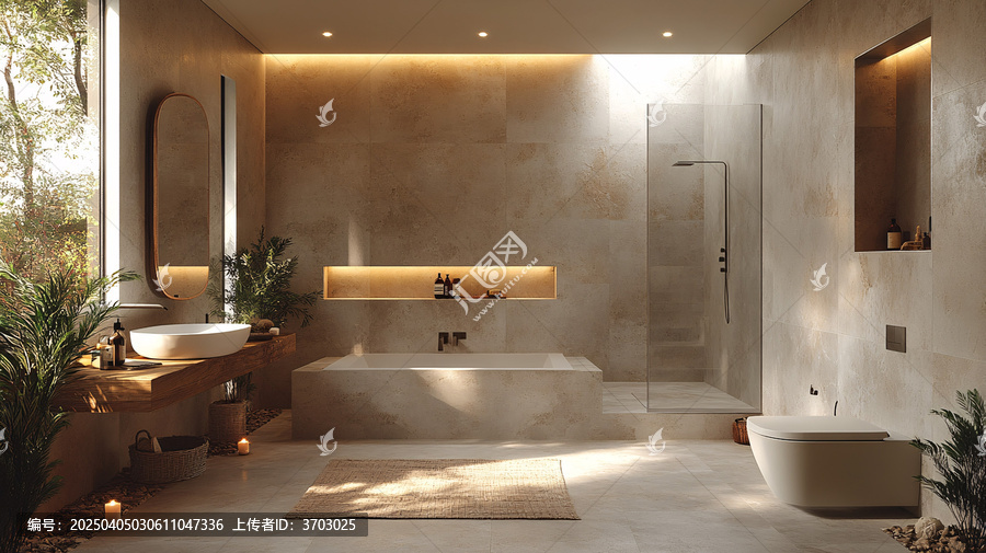 白墻灰地木衛(wèi)浴
