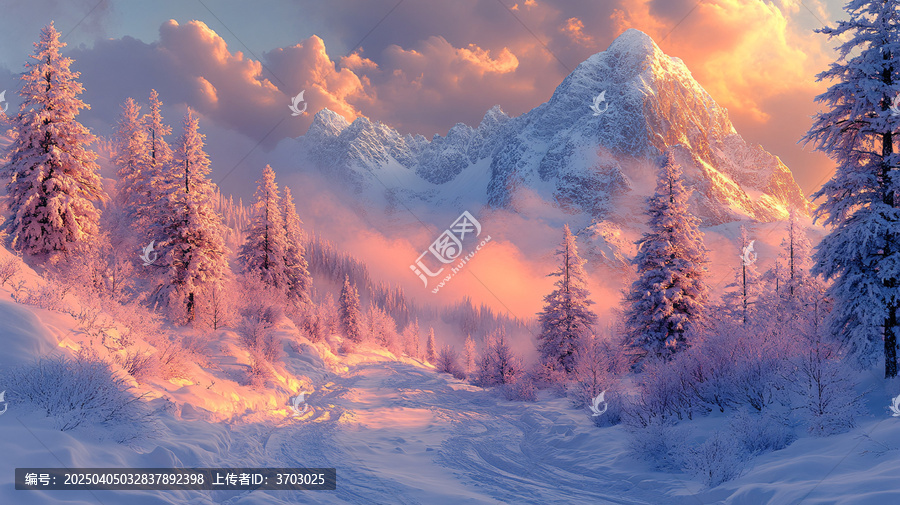 雪山云海
