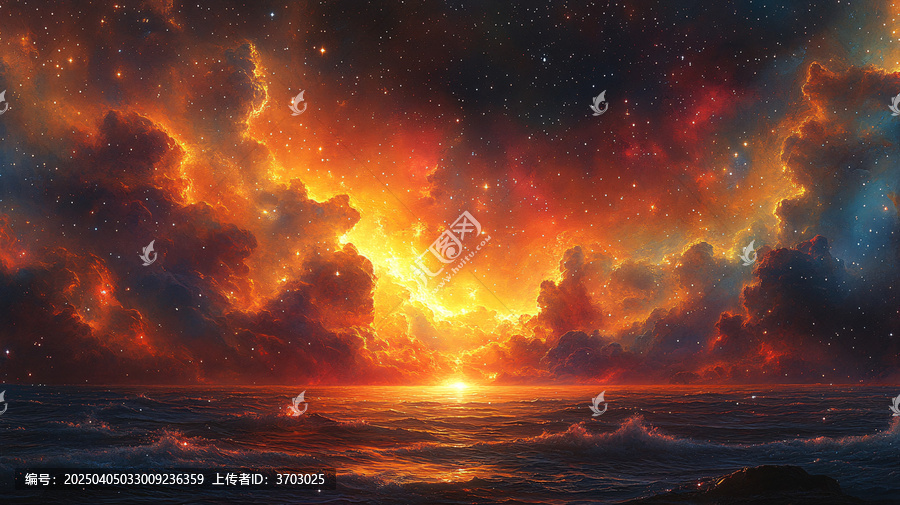彩色的外太空