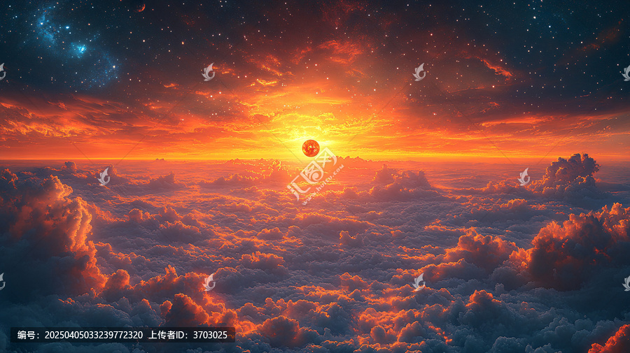 星空深邃銀河閃耀